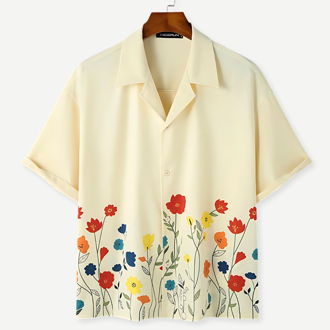 Floral Summer Collar Shirt