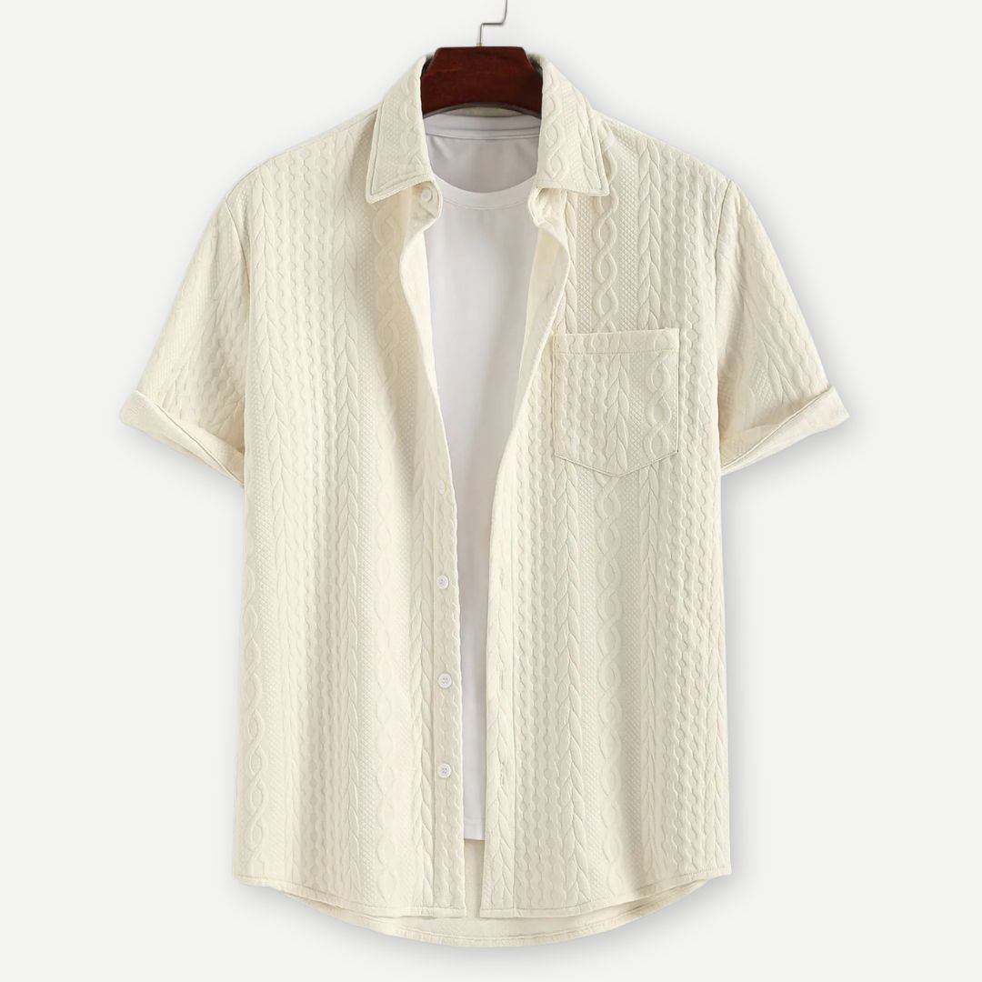 Lux Knitted Ivory Shirt