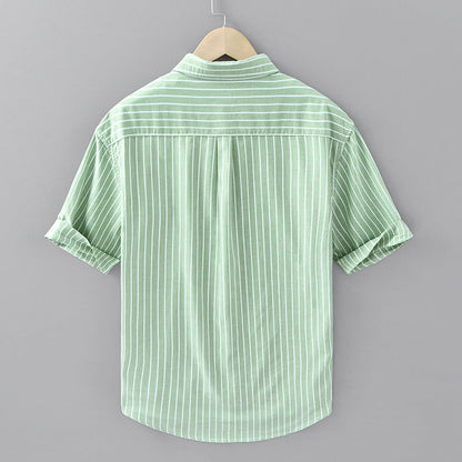 Serino Linen Striped Shirt