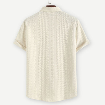 Lux Knitted Ivory Shirt