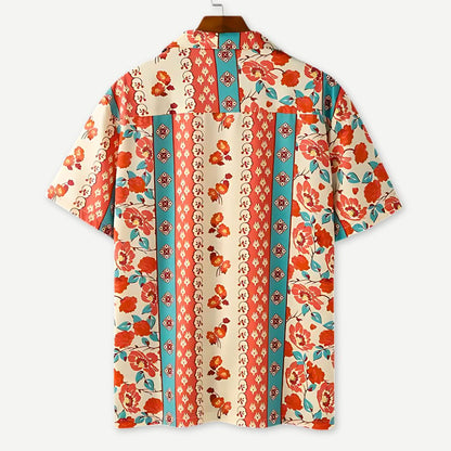 Rose Bloom Summer Collar Shirt