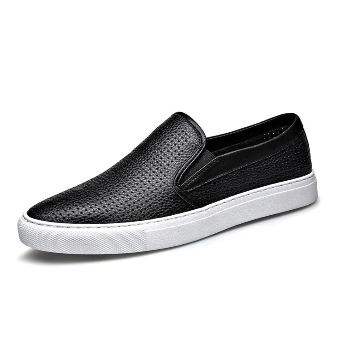 Casual Leather Slip-On