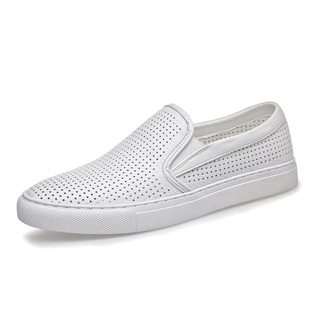 Casual Leather Slip-On