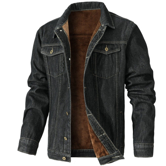 Fleece Lined Denim Jacket