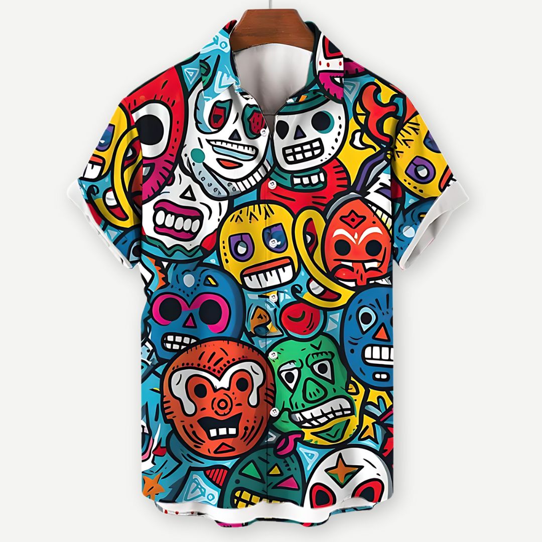 Relaxed Toon Luchador Shirt