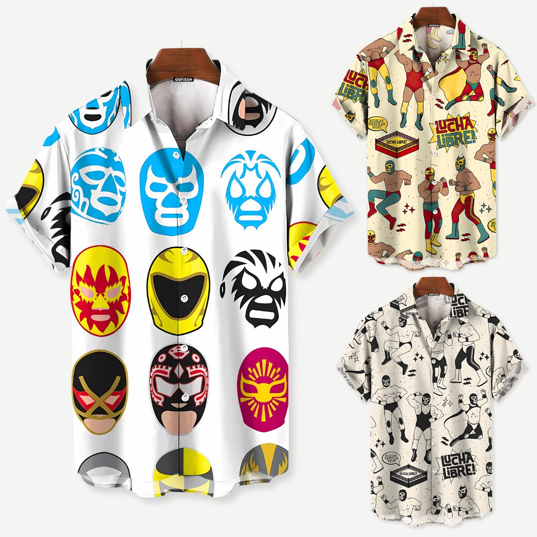 Relaxed Luchador Shirt Bundle #1