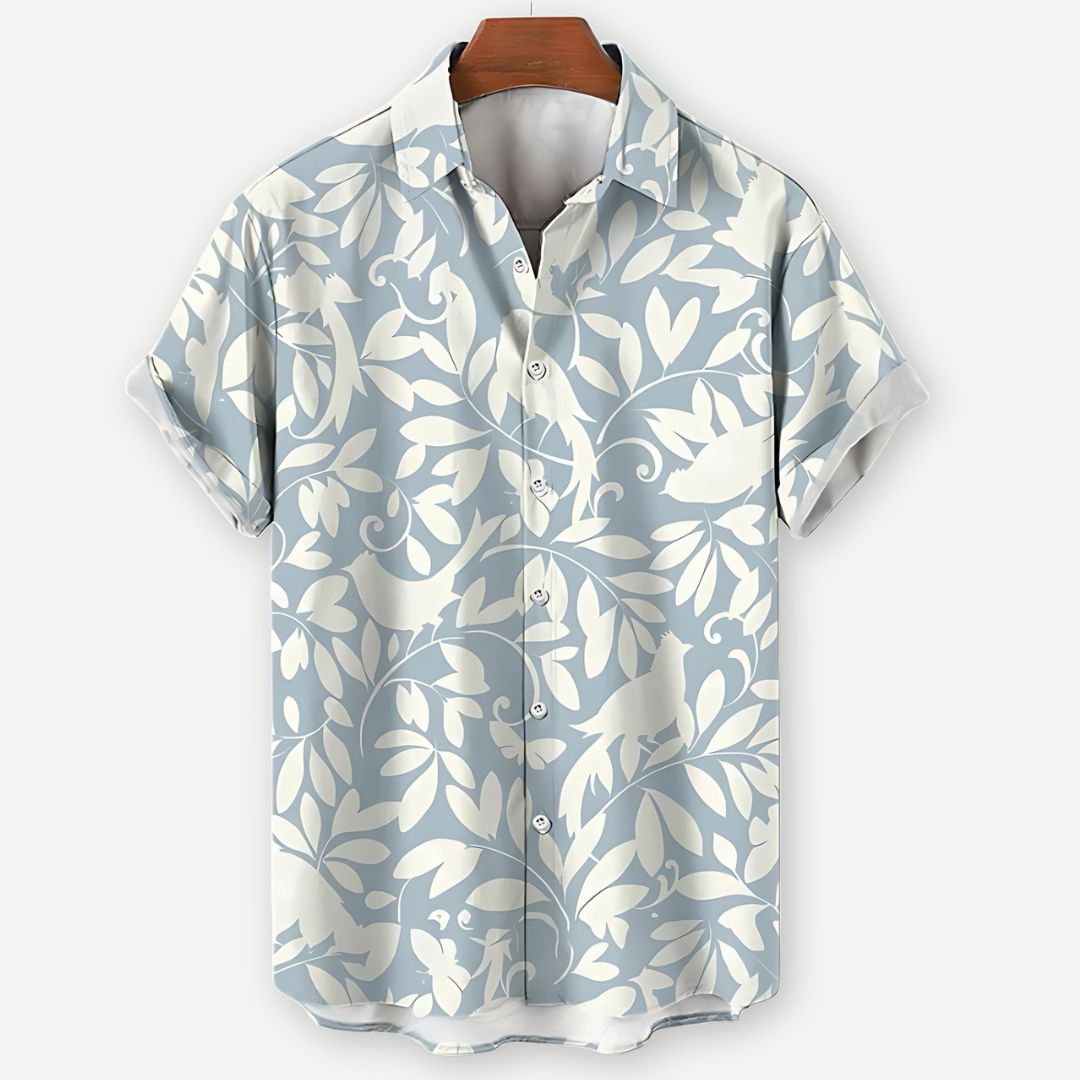 Relaxed Ivory Vines Shirt