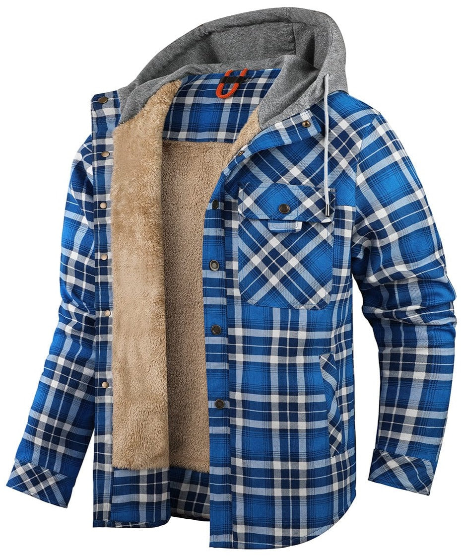 Highlander Hooded Flannel Jacket (9 Designs)